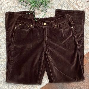 DG2 Diane Gilman velour pants
